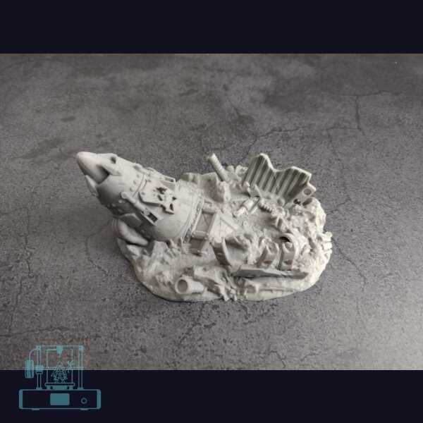 Space Orc Bomber Wreck - Plane 4