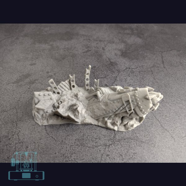 Space Orc Bomber Wreck - Plane 5