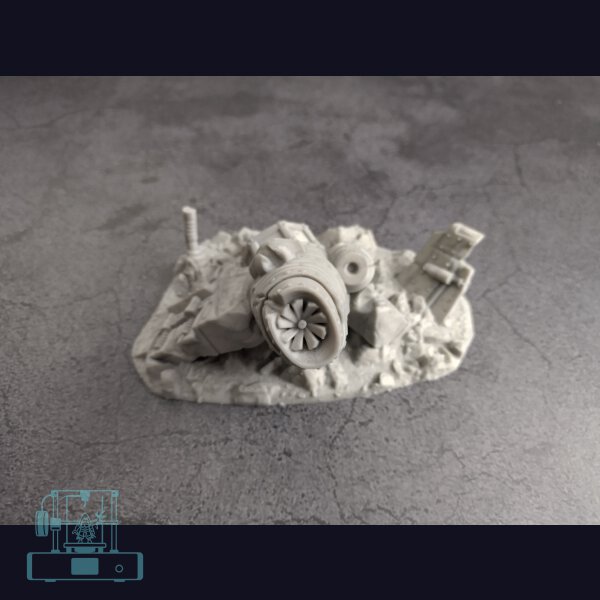 Space Orc Bomber Wreck - Plane 7