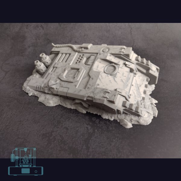 Tank Wreck 1 - Space Marine Land Raider
