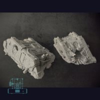 Tank Wreck Set 1 - Space Marine Land Raider (2)