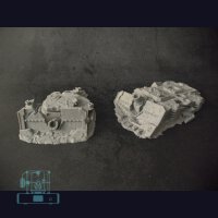 Tank Wreck Set 3 - Space Marine Vindicator (2)