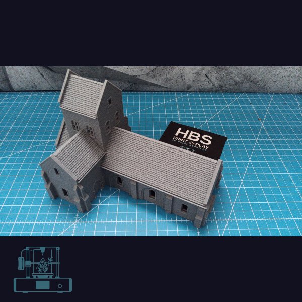 15mm Scale - Operation Overlord - Kirche (fix)