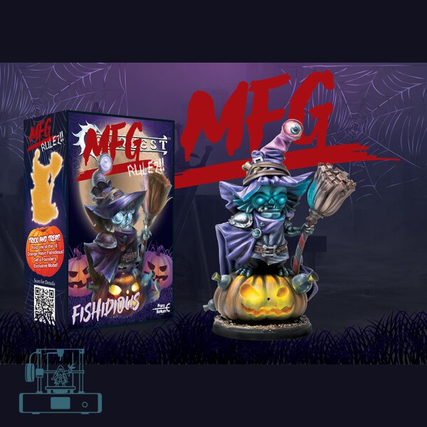 Murderous Fish Gnome - Fishidious, a Halloween Exclusive