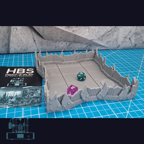 Würfelschale - Portal - Dicetray - Ork -Space Orc