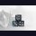 Conquest Logo on Dark Grey Marbled Dice - 24 per pack