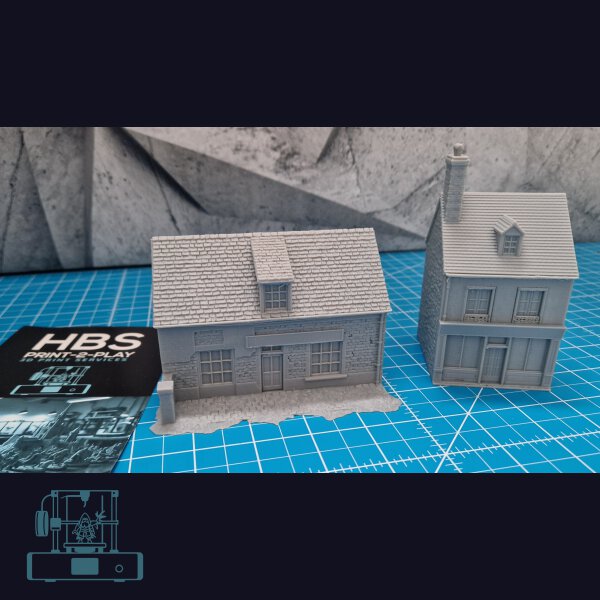 15mm Scale - Operation Overlord - Street Set