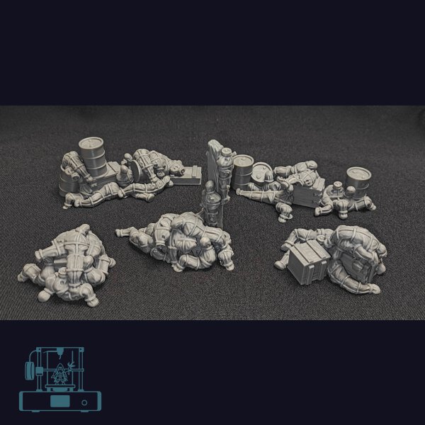 Trench Crusade Terrain: Corpse Baricade Set