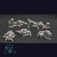 Trench Crusade Terrain: Corpse Baricade Set