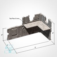 Faltbares Gelände (40k) - IndustryStyle - Set 1 (klein)