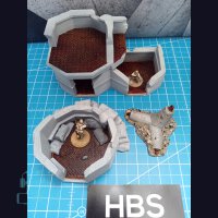 Modern Fortress Wall - Damaged- Bundle