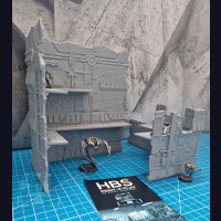 Faltbares Gelände (40k) - NecroStyle - TISCHSET (HALB)