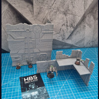 Faltbares Gelände (40k) - NecroStyle - Set 1 (klein)