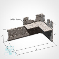 Faltbares Gelände (40k) - NecroStyle - Set 1 (klein)