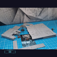 Faltbares Gelände (40k) - NecroStyle - Set 1 (klein)