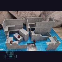 Faltbares Gelände (40k) - GothicStyle - TISCHSET (HALB)
