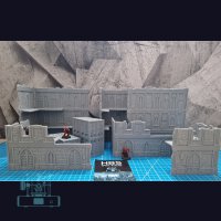 Faltbares Gelände (40k) - GothicStyle - TISCHSET (HALB)