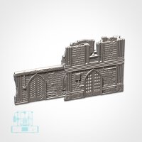 Faltbares Gelände (40k) - GothicStyle - TISCHSET (HALB)