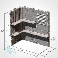 Faltbares Gelände (40k) - OrkStyle - Set 1 (klein)