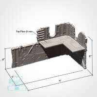 Faltbares Gelände (40k) - OrkStyle - Set 1 (klein)