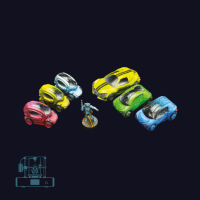 City Cars set (Bundle of 6)