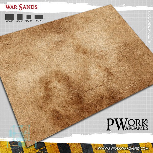 Spielmatte: War Sands- 4x6 - Neopren