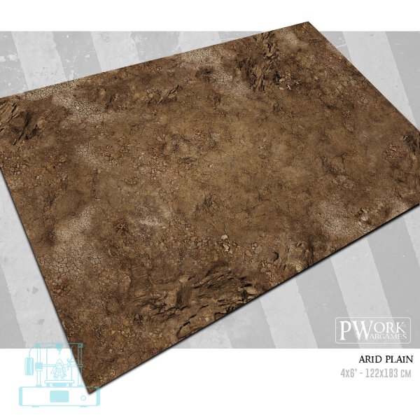 Spielmatte: Arid Plane - 4x6 - Neopren