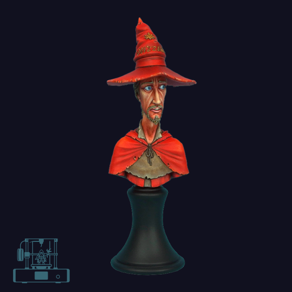 Discworld Ricewind Bust UNPAINTED (1)