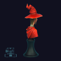 Discworld Ricewind Bust UNPAINTED (1)