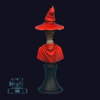 Discworld Ricewind Bust UNPAINTED (1)