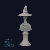 Discworld Ricewind Bust UNPAINTED (1)