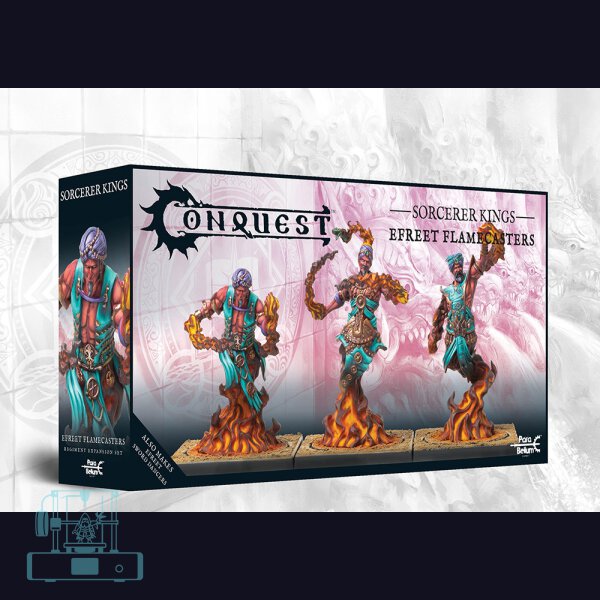 Efreet Flamecasters (Dual kit) - Sorcerer Kings