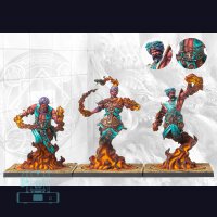Efreet Flamecasters (Dual kit) - Sorcerer Kings