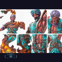 Efreet Flamecasters (Dual kit) - Sorcerer Kings