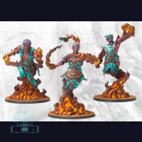 Efreet Flamecasters (Dual kit) - Sorcerer Kings