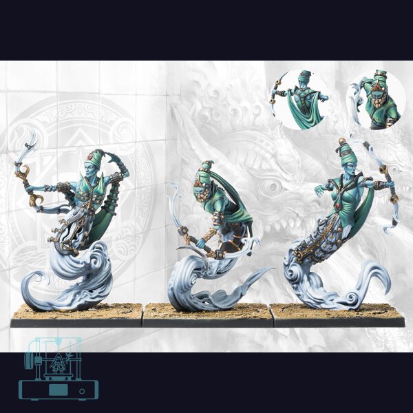 Windborne Djinn (Dual kit) - Sorcerer Kings