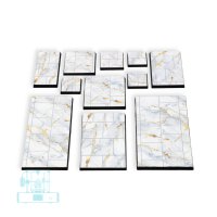 WHITE MARBLE INSTABASES 40mm square