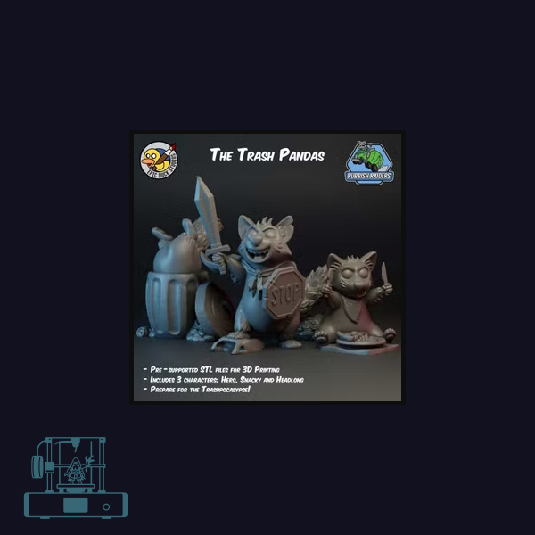 Racoon Bundle - The Trash Pandas (3)