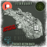 Crashed Recon Biker (Shatterpoint)