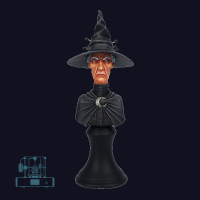 Discworld Esme Weatherwax Bust UNPAINTED (1)