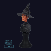Discworld Esme Weatherwax Bust UNPAINTED (1)