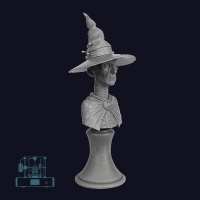 Discworld Esme Weatherwax Bust UNPAINTED (1)