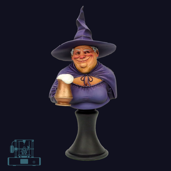 Discworld Nanny Ogg Bust UNPAINTED (1)