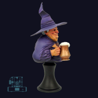 Discworld Nanny Ogg Bust UNPAINTED (1)