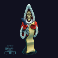 Discworld Hog Death Bust UNPAINTED (1)