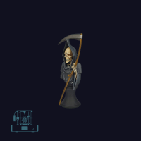 Discworld Death Bust Bust UNPAINTED (1)