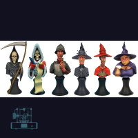 Discworld Busts Set UNPAINTED (6)