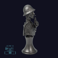 Discworld Vimes Bust METALIZED (1)