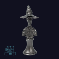 Discworld Ricewind Bust METALIZED (1)