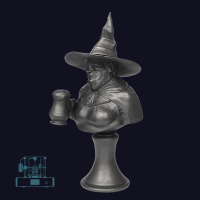 Discworld Nanny Ogg Bust METALIZED (1)